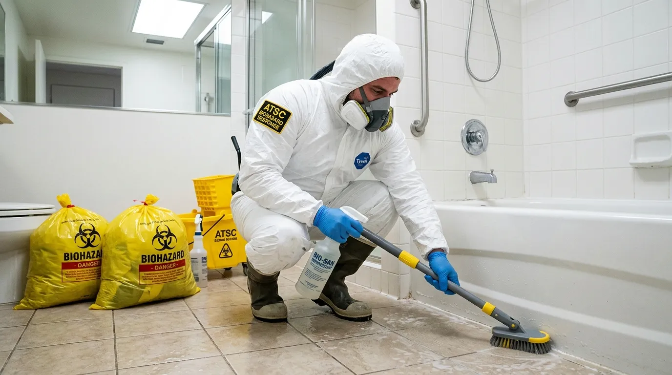 Decontamination equipment deployed for Blood Cleanup in San Bruno